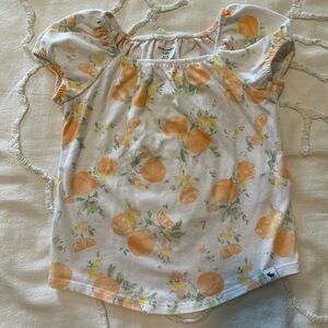 Abercrombie kids | girls citrus puff sleeve shirt